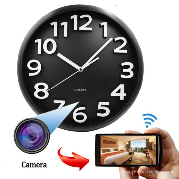 Caméras d&#39;horloge murale cachées Mini caméra espion Détection de mouvement sans fil Caméra espion WIFI Caméra cachée sans fil cachée